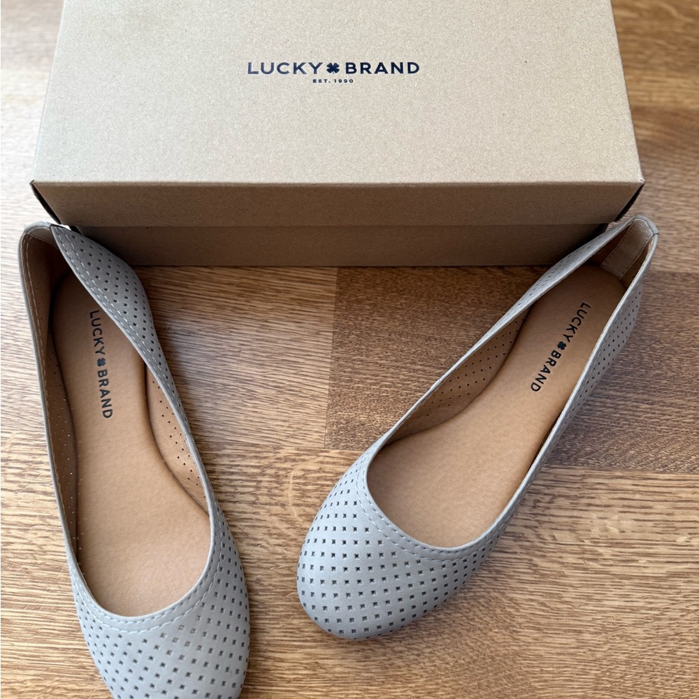 Lucky Brand warm stone elko nubuck - 9M